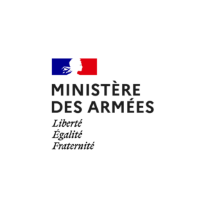 Logotype partenaire : (Français) Ministère des armées